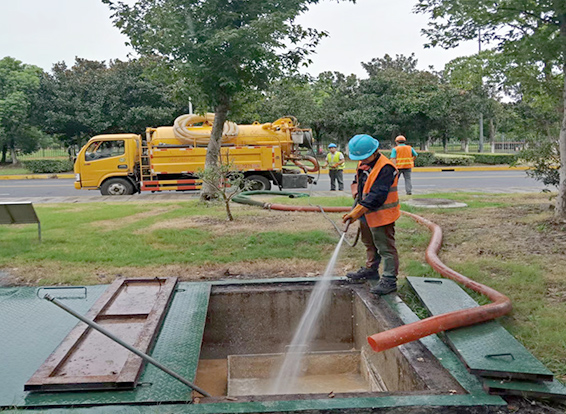 大岭山镇化油池清理